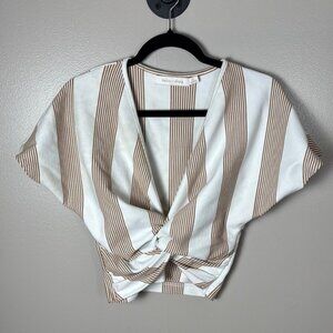 NWOT Bishop & Young Striped Blouse